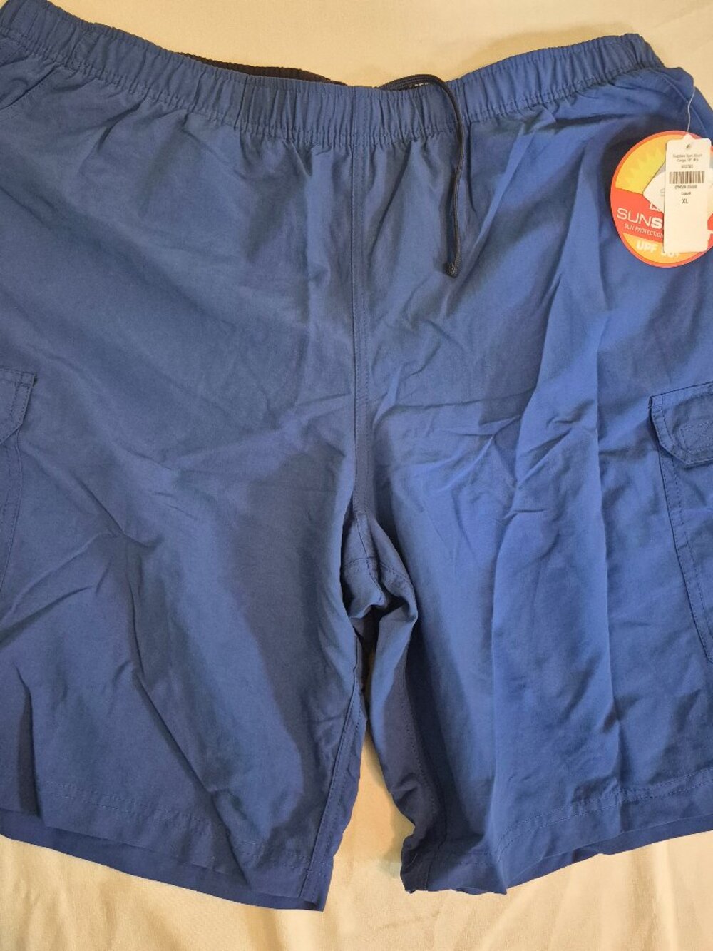 LL Bean Classic XL Sport Shorts Cargo Lined Blue UPF 50+ Gorpcore Utility Hiking